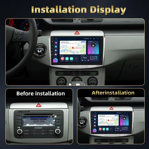 Podofo WIFI 4G Car Radio For Volkswagen Magotan/CC 2010-2014/PASSAT B7/B6 2010-2015 Carplay Android Car GPS 8Core Car Stereo 8 best sales garmin antenna - №8