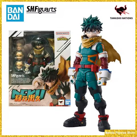Original Bandai S.H.Figuarts SHF Izuku Midoriya In Stock Anime Action Collection Figures Model Toys 10 best sales sh figuarts bootleg - №10