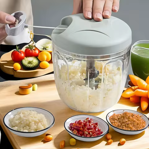 Home Kitchen Manual Ginger Grinder Garlic Mud Splasher Multifunctional Vegetable Cutter Handheld Meat Grinder Modern Minimalist 8 best sales ali toys - №4