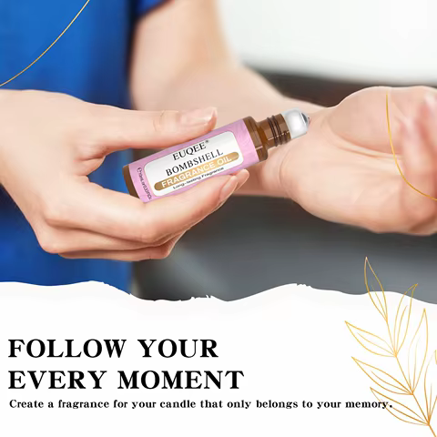 EUQEE 10ml Fragrance Oil Roll-On Long Lasting Scent La Vie Est Belle CHANCE Jadore Cotton Strawberry Mango for Men and Women 12 best sales nicotine liquid - №9