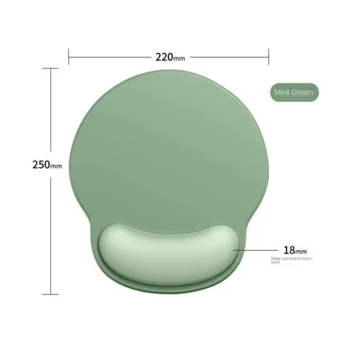 Gradient color mouse pad comfortable wrist rest non-slip mouse pad soft mouse pad wrist rest computer desktop silicone mouse pad 8 best sales custom desk mat - №7