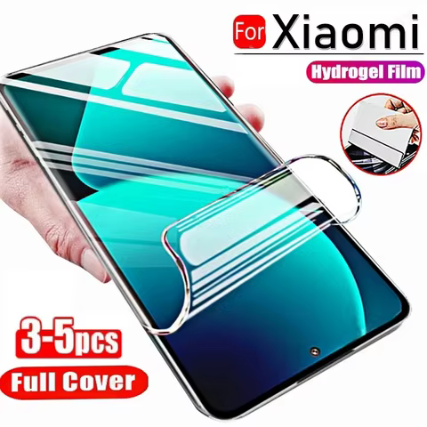 3-5Pcs Hydrogel Film For Xiaomi Redmi Note 12 11 10 9 8 Pro Plus 5G 11S 10S 9S 8T 7 Screen Protector For Redmi 10 10C 9 9A 9T 9C 8 best sales redmi 9c nfc lcd - №4