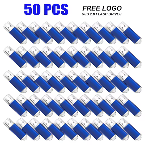50Pcs/Lot Original USB 2.0 Flash Drive 1GB 2GB 4GB 8GB Pen Drive 16GB 32GB USB Sticks 64GB Memory Flash Disk 128MB Free Logo 8 best sales 2gb memory usb - №4