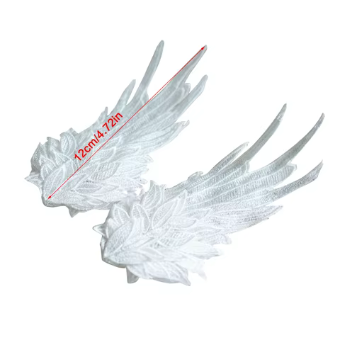 12 best sales angel wing hair clip - №5