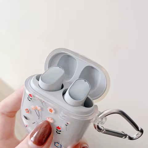 Cute Flower Astronaut Soft Silicone Earphone Case Headphone Shell For Xiaomi Redmi Buds 3 Pro TWS Cases AirDots 3 Pro Capa Funda 12 best sales redmi buds 3 case - №4