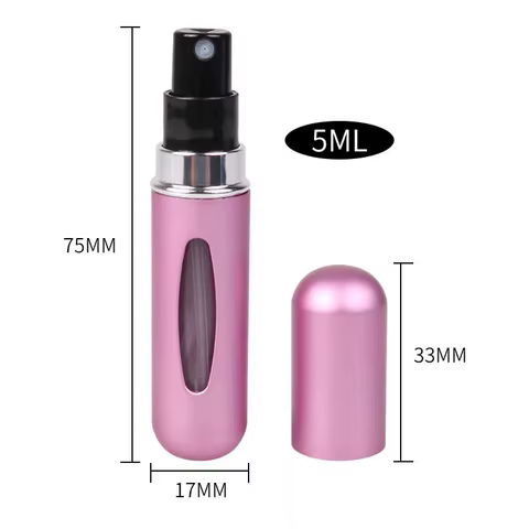 5ml Perfume Refill Bottle Portable Mini Refillable Spray Jar Scent Pump Empty Cosmetic Containers Atomizer for Travel Tool Hot 8 best sales american capsule - №2