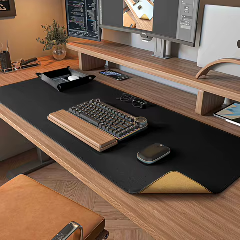 12 best sales leather mouse pad - №10
