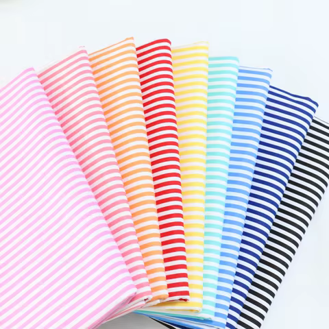 160x50cm Cotton Fabric Fruit Color Striped Printed Diagonal Sewing Cloth, Handmade DIY Bedding 12 best sales tomato fabric - №7