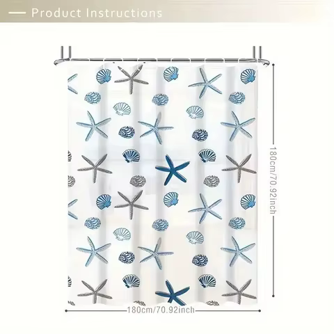 10 best sales luxury shower curtain - №1