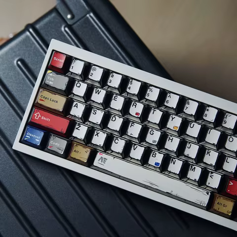 10 best sales keycaps split spacebar - №5