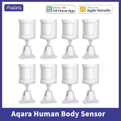 Original Aqara Motion Sensor Smart Human Body Sensor ZigBee Movement Wireless Connection Smart Home For Mijia MiHome Homekit APP 10 best sales aqara presence sensor - №1