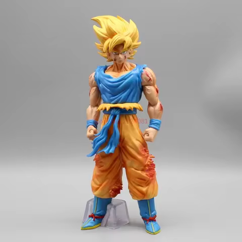 24cm Dragon Ball Anime Figure Kd Super Saiyan Action Figurine Battle Damage Goku Statue Model Collection Ornaments Toys Gift 10 best sales dodoria dragon ball - №9
