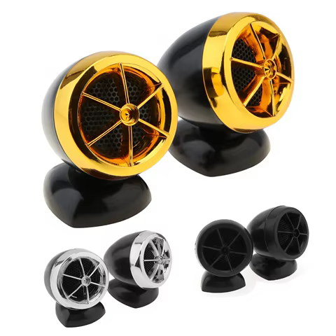 2pcs 1200W Subwoofer Car Speakers Universal Dome Tweeter Sound Vehicle Auto Music Stereo Modified Loud Speakers 3 Color Optional 10 best sales gigaworks t3 volume - №6