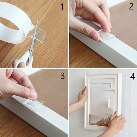 Ultra-strong Double Sided Adhesive Monster Tape Home Appliance Waterproof Wall Stickers Home Improvement Resistant Tapes 12 best sales roster - №5