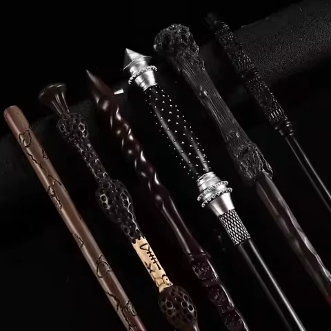 26 Kinds Metal Core Magic Wand Cosplay Premium Gift Halloween Collection for Children Birthday Christmas 6 best sales dumbledore wand - №1
