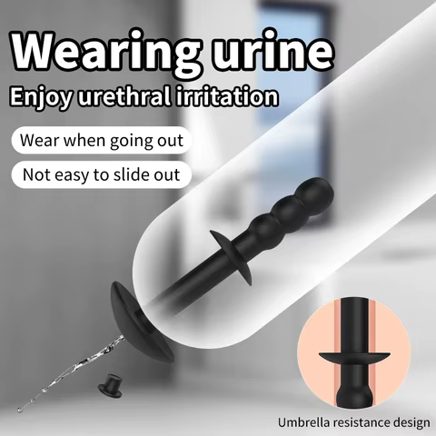 Antibacterial Urethra Catheter Sounding Horse Eye Rod Penis Plug Masturbation Insertion Urinary Dilator Sex Toy 12 best sales dildo double horse - №10