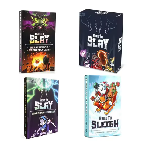 Here To Slay Here To Sleigh Holiday Expansion Pack Strategic Role Playing Card Game ,Fun Cards Game With Your Friends 8 best sales ticket to ride board game - №7