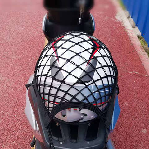 Motorcycle Helmet Storage Trunk Bag Cargo Bike Scooter Luggage Net Helmet Mesh Fuel Tank Storage Rubber Band Sorting Net 12 best sales tiff necklace - №3