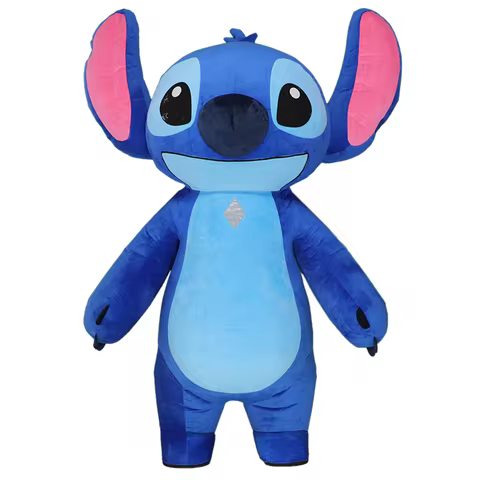 Giant Stitch Inflatable Mascot Costume Disney Character Mascot Costume Disney Advertising Fancy Dress Animal Cosplay Suits Props 10 best sales disney adult costumes - №4