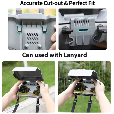 Screen Protector Shell For DJI RC/RC 2 Remote Control Sunshade Silicone Protection Case For DJI Mavic 4 Pro/Air 3/Neo/Mini 4 Pro 10 best sales spectral 2 drone - №4