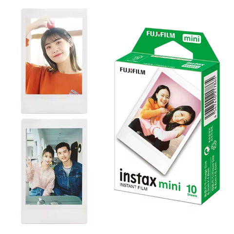 Fujifilm Instax Color Mini Film Instant 10-50 Sheets Black Frame Macaron Rainbow Photo Paper for Mini 12 11 9 8 7s 70 50 90 SP-2 6 best sales fake instax mini - №4