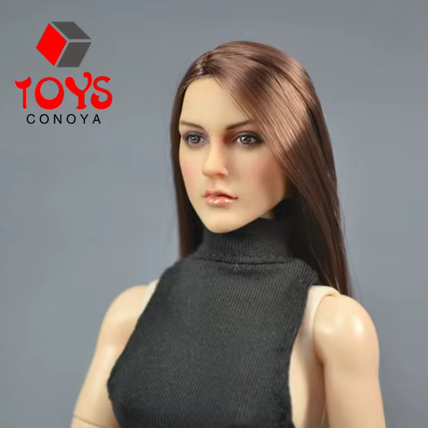 8 best sales 1 6 female head sculpt - №4