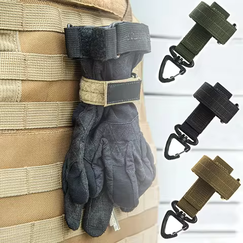 Multi-purpose Nylon Gloves Hook Work Gloves Safety Clip Outdoor Tactical Climbing Rope Camping Hanging Buck Outdoor Camping 10 best sales msa helmet - №1