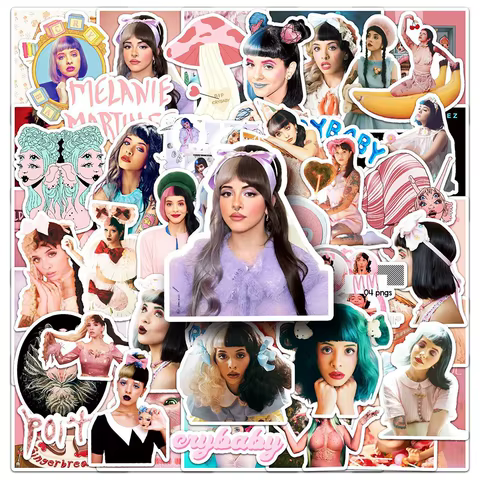 10/30/50PCS Funny Melanie Martinez Singer Graffiti Stickers DIY Decoration Phone Fridge Helmet Bike Stationery Cartoon Decals 8 best sales melanie martinez sticker - №1