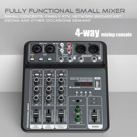 10 best sales audio mixer 4 channels - №2