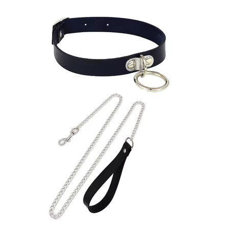 Cosplay Necklace Leash And Collar Bdsm Leather Slave Heart Bell Ring C harm Collars Set For Women Bondage Gothic Choker Accessor 8 best sales bdsm neck - №7