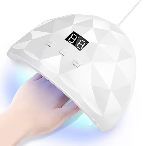 LULAA UV Nail Polish Lamp Gel Curing Polishing Lamp with Three Timing Modes & Automatic Sensing Mode Is Suitable for Home Salon 8 best sales flash cure nail lamp - №6