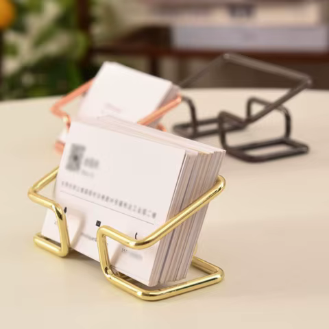 Business Card Holder Desk Bracket Cards Organizer Office Gift Display Holders Business Card Holder Desk Bracket Cards Organizer 8 best sales card stand display - №5