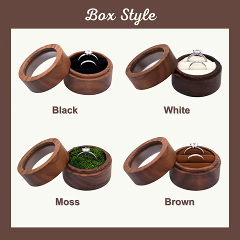 8 best sales wood ring box - №7