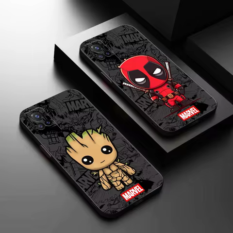 Deadpool Groot Cartoon For VIVO Y77 Y76S Y75 Y74S Y73 Y73S Y72 Y70 Y70S Y55S Y53S Y53 Y67 Y66 Phone Case Soft Back Shell 8 best sales vivo y67 full cover - №8