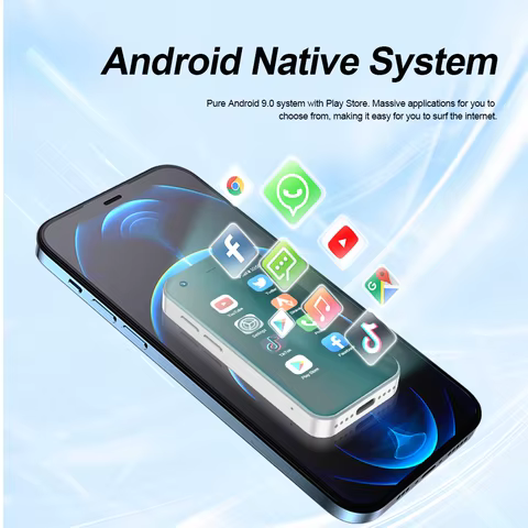 SERVO KING5000 Mini Android 9.0 Smartphone Play Store 2GB+16GB GPS Dual SIM Standby 2.5 10 best sales pink mobile phone - №5