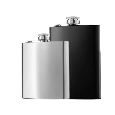 6/7/8oz black/silver Portable 304 food grade Flagon Whiskey Vodka Wine Pot Hip Flask Set Alcohol Drinking pocket Bottle outdoor 12 best sales alcohol pocket bottle - №4