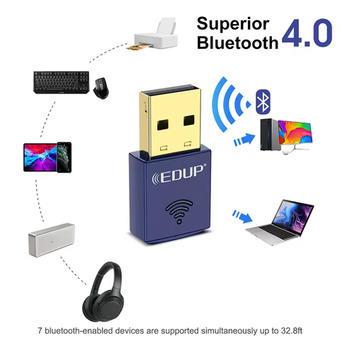 12 best sales wifi bluetooth usb adapter - №4