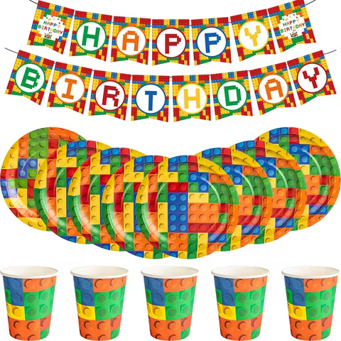 12 best sales lego birthday decorations - №11