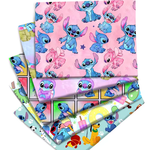 12 best sales lilo and stitch fabric - №2