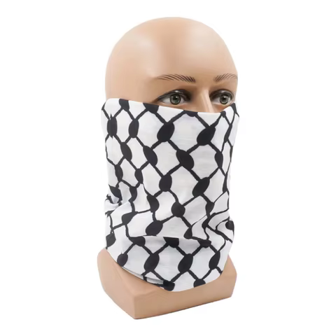 10 best sales palestine scarf keffiyeh - №9