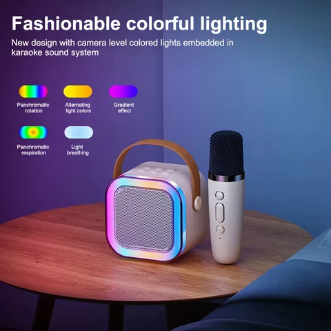 Professional Singing Bluetooth $peaker ColumnSpeaker High-end Ktv Karaoke Microphone Bluetooth Audio Wireless Mic 6 best sales karaoke processor - №1