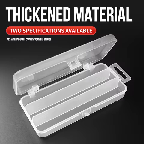 TAIYU 3 Compartment Mini Fishing Tackle Box Storage 13cm 17.5cm Lure Baits Minnow Pencil Lure High Quality Fishing Box 6 best sales fake cash - №6