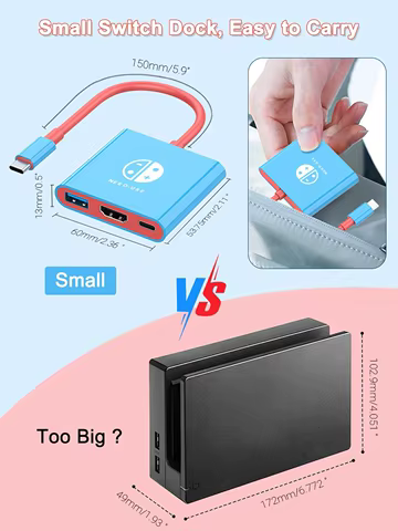 The USB-C to HDMI adapter supports 4K/1080P TV mode switching and is compatible with a variety of models 8 best sales type c to vga - №1