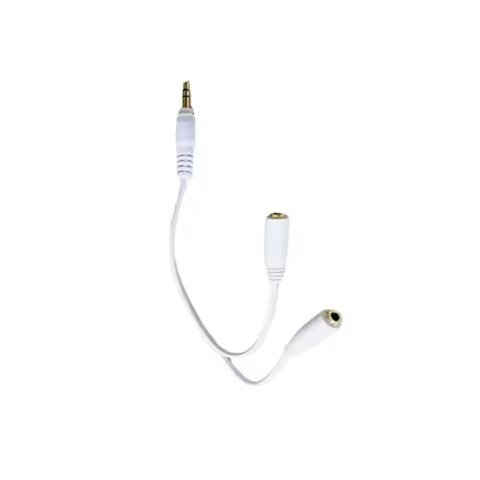 Dual Female Audio Cable Y Splitter Cable 3.5 Mm 1 Male To 2 for Earphone Headset Headphone MP3 MP4 Stereo Plug Adapter Jack 12 best sales 2 male 1 female 3.5mm - №10