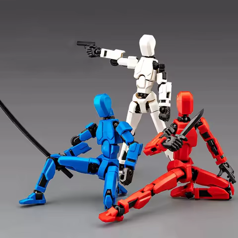 T13 Action Figure Titan 13 Action Figure Dummy Lucky 13 Action Figure 3D Printed Multi-Jointed Movable Nova 13 Action Figure Toy 6 best sales transformers new age - №3