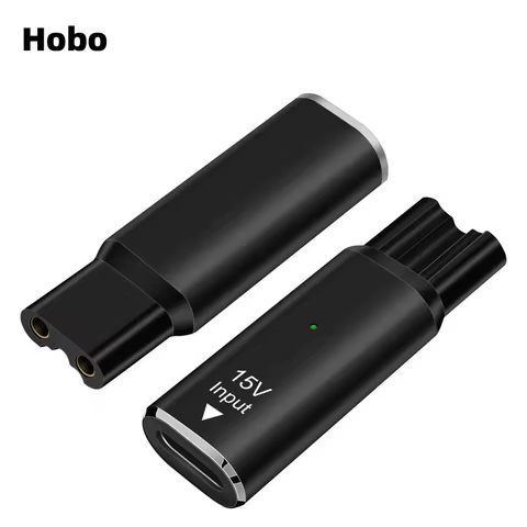 Hobo 15V HQ8505 Type-C Shaver Adapter Charging Converter for Philips Norelco One Blade QP6520 QP6530 QP6510 Beard Trimmer 10 best sales dell 7400 - №3
