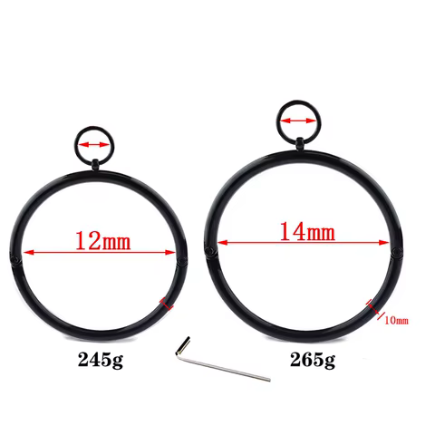 Stainless Steel Collar Neck Ring Slave BDSM Metal Collar Slave Bondage Positioning Bandage Fetish Adult Games Sex Toys For Woman 8 best sales heavy steel bdsm collar - №5