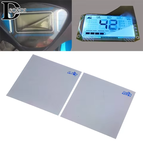 2Pcs Universal LCD Polarized Film Electric Vehicle Image Display Screen Polarizer Film For Watch Battery Car Cell Phone 9*9CM 10 best sales lcd polarizer film - №4