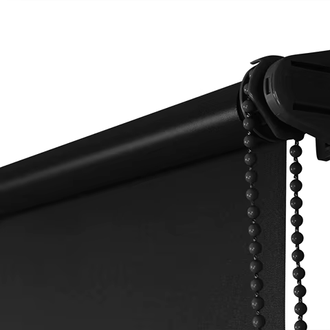 Blackout Roller Blind Klemmfix No Drilling Required Side Pull Blind Sun Protection for Windows Doors Living Room Bedroom Office 8 best sales roller blinds for windows - №8