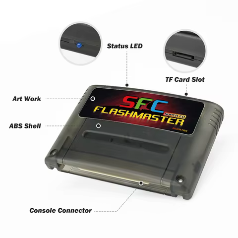 SFC Game Card 3000 in 1 With 8GB TF Card Game Card For Nintendo SNES SFC Game Console With TF Card 10 best sales famicom nes - №2